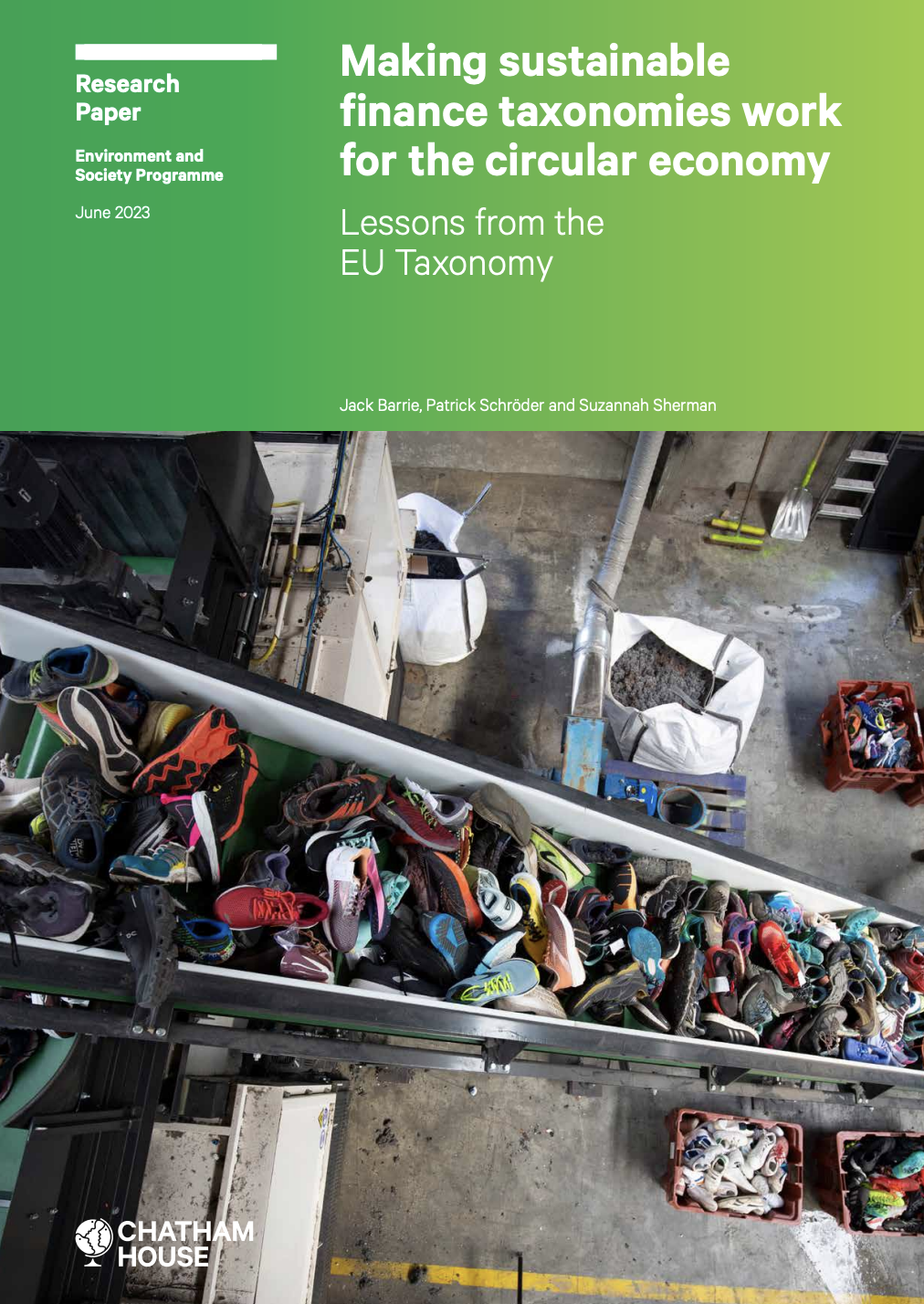 Making sustainable finance taxonomies work for the circular economy